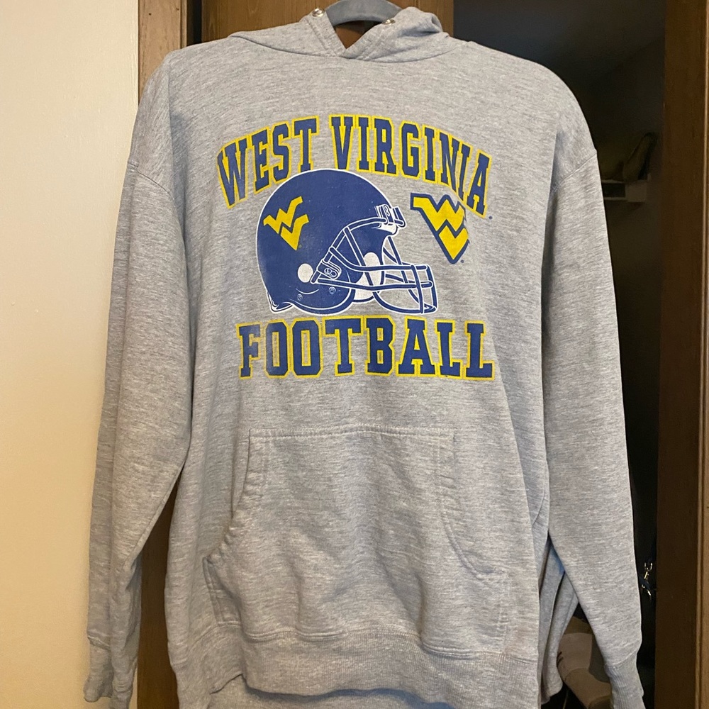 WVU hoodie, Old Varsity Brand, size M